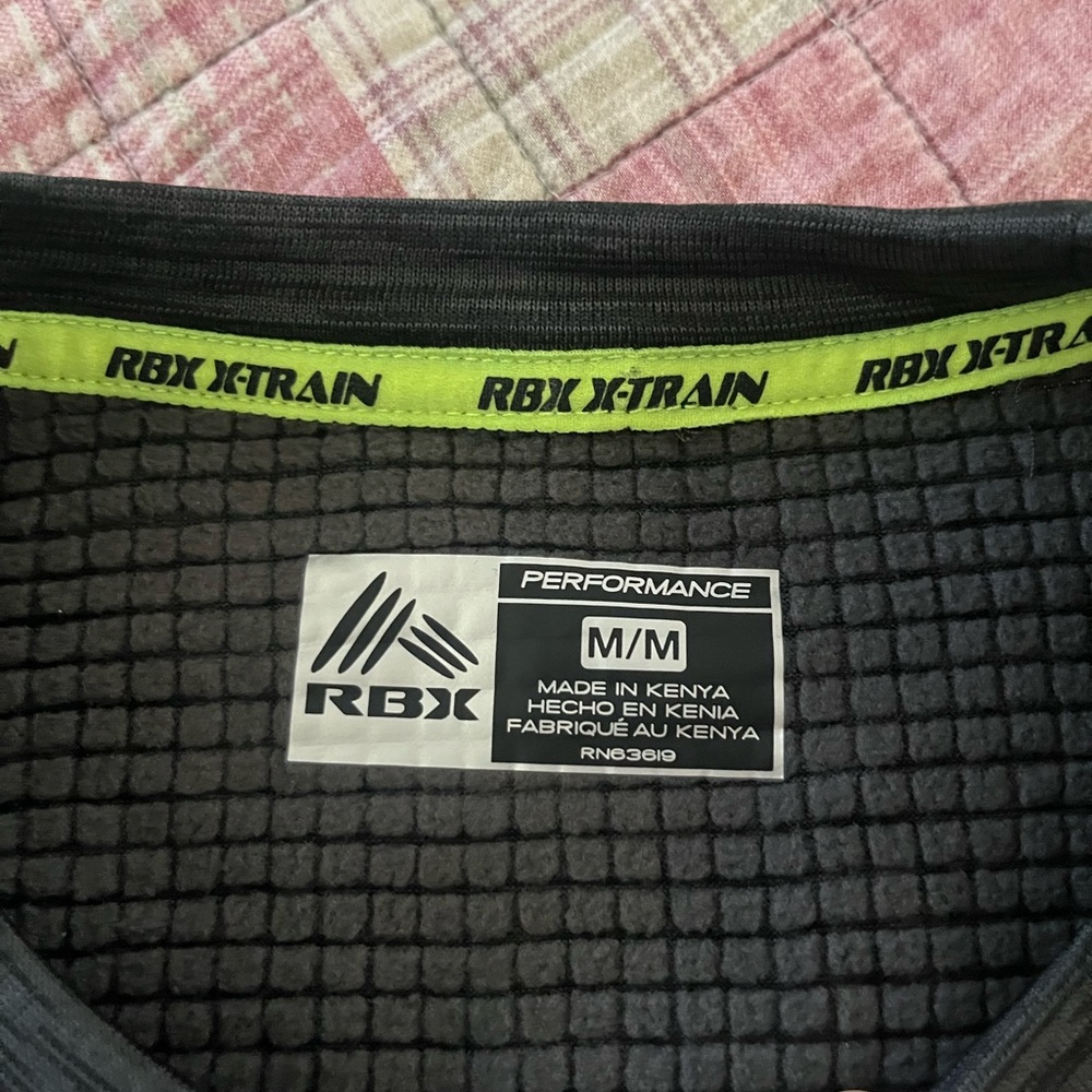 RBX Heathered Black Performance Tee